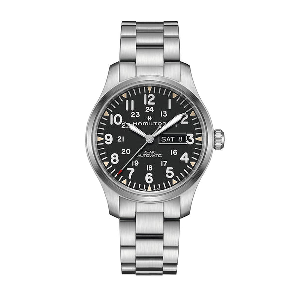 Hamilton Khaki Field Automatic Silver Mens Watch