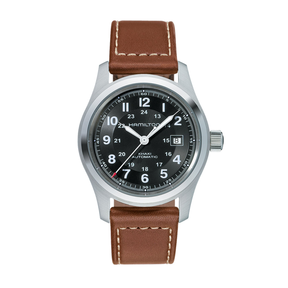 Hamilton Khaki Field Automatic Black Dial Men's Watch