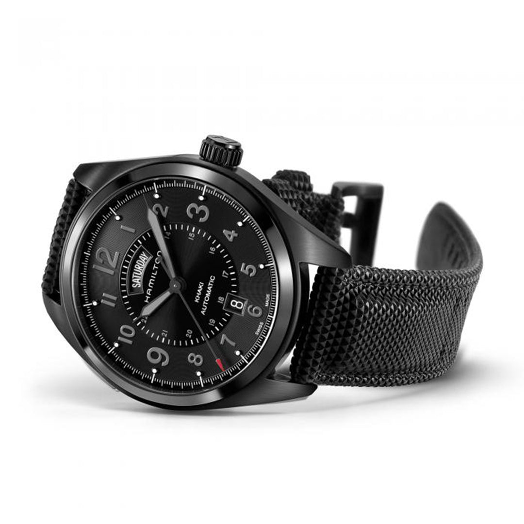 Hamilton Khaki Field Automatic Black Mens Watch