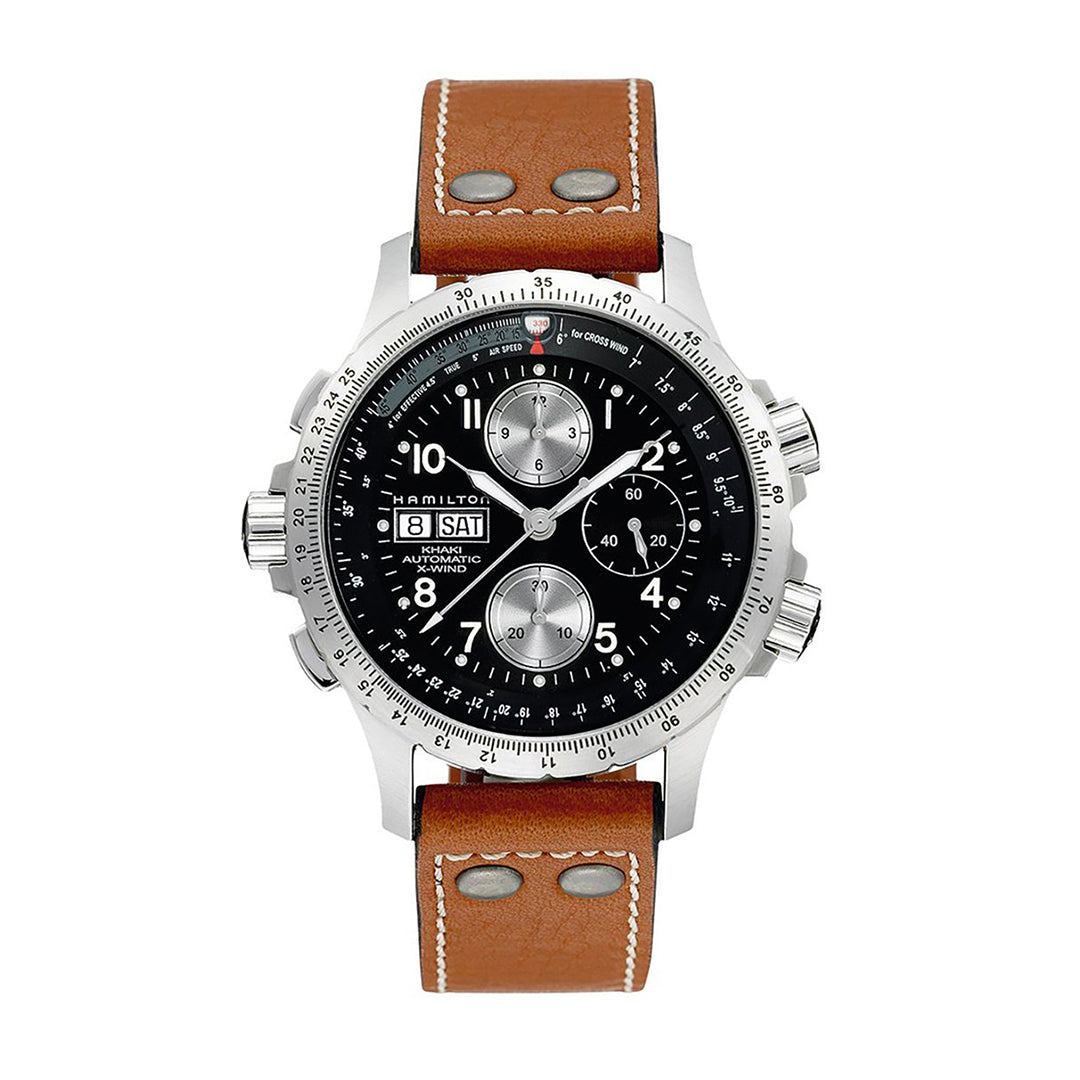 Hamilton Khaki Aviation Automatic Chronograph Silver Mens Watch