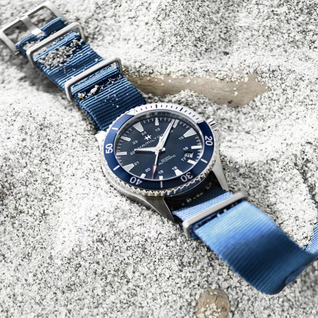 Hamilton Khaki Navy Automatic Silver Mens Watch