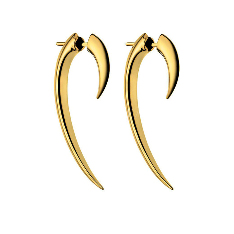 Shaun Leane Yellow Gold Vermeil Hook Earrings