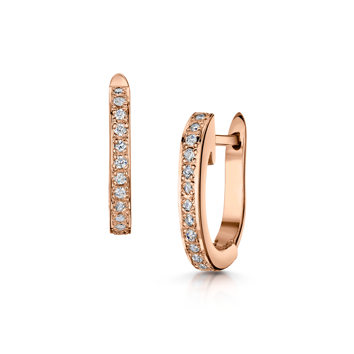 Bradleys Diamond Huggie Earrings