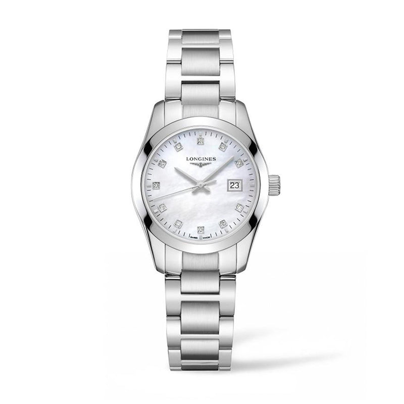 Longines Conquest Classic Mother of Pearl Ladies Watch