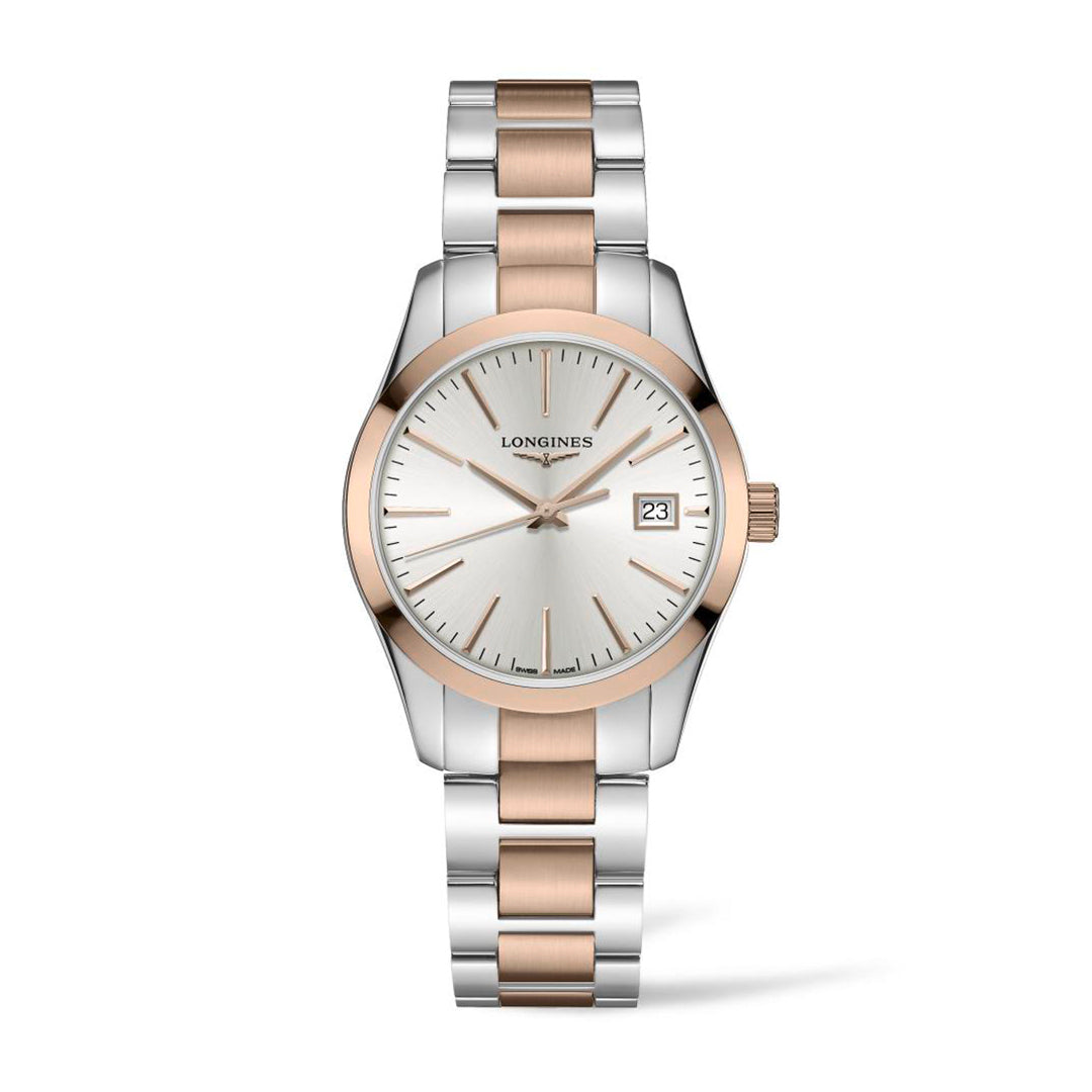 Longines Conquest Two Tone Ladies Watch
