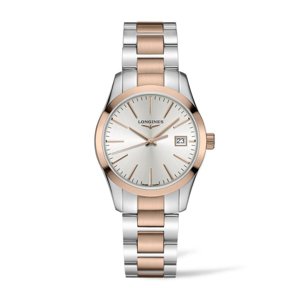 Longines Conquest Two Tone Ladies Watch Bradleys The Jewellers