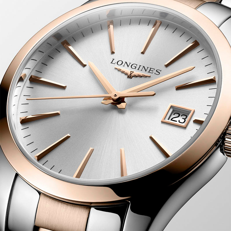 Longines Conquest Two Tone Ladies Watch