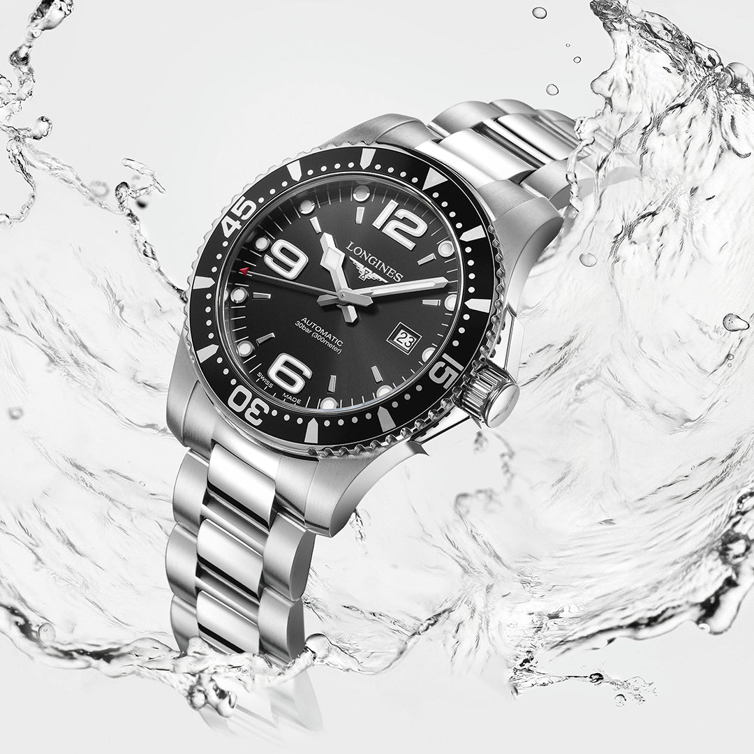 Longines HydroConquest Automatic Silver Mens Watch