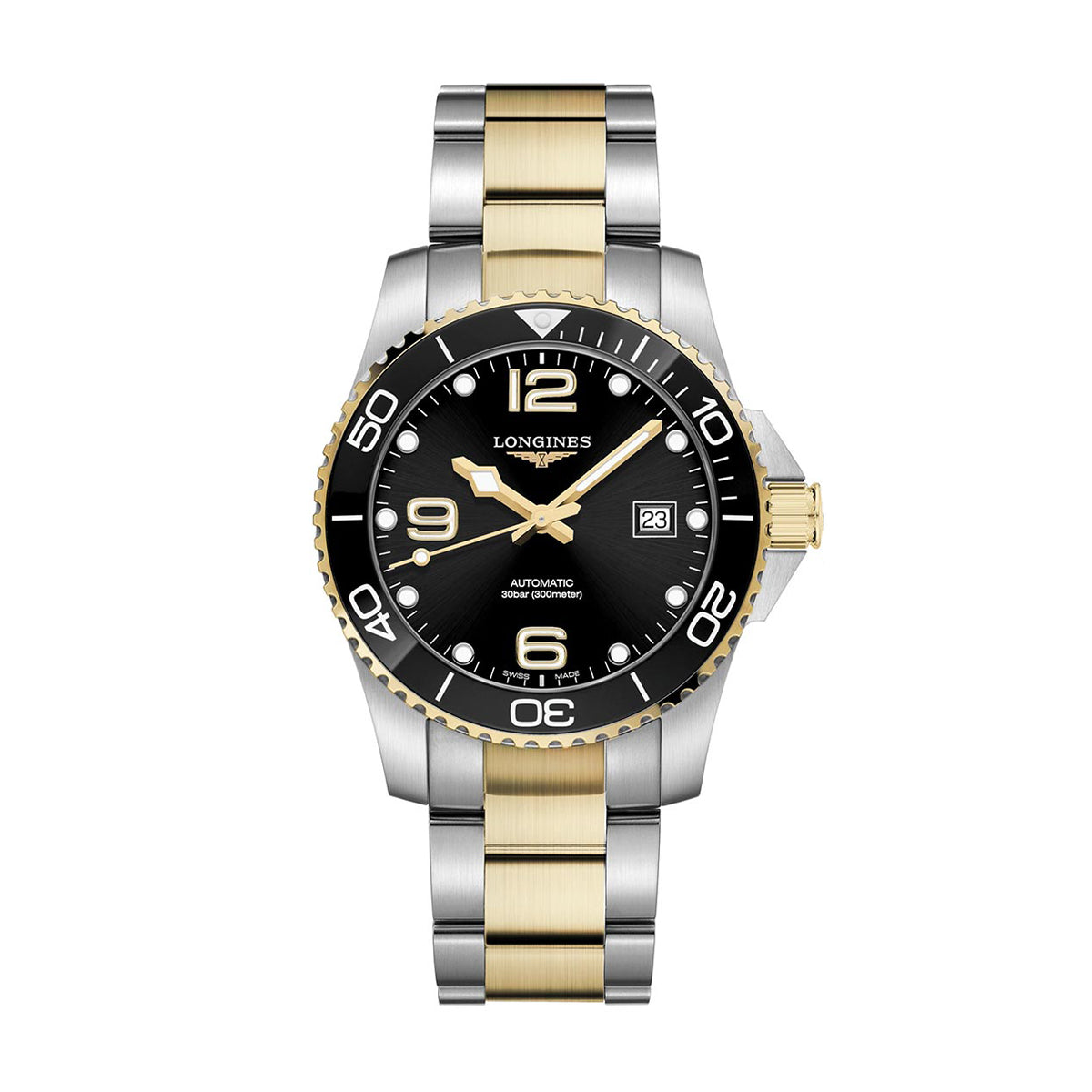 Longines HydroConquest Automatic Two Tone Mens Watch