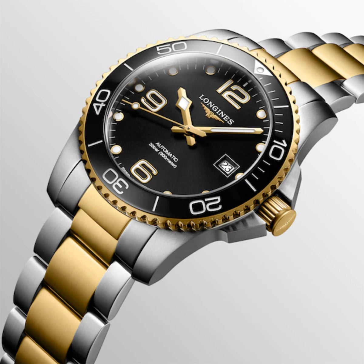 Longines HydroConquest Automatic Two Tone Mens Watch