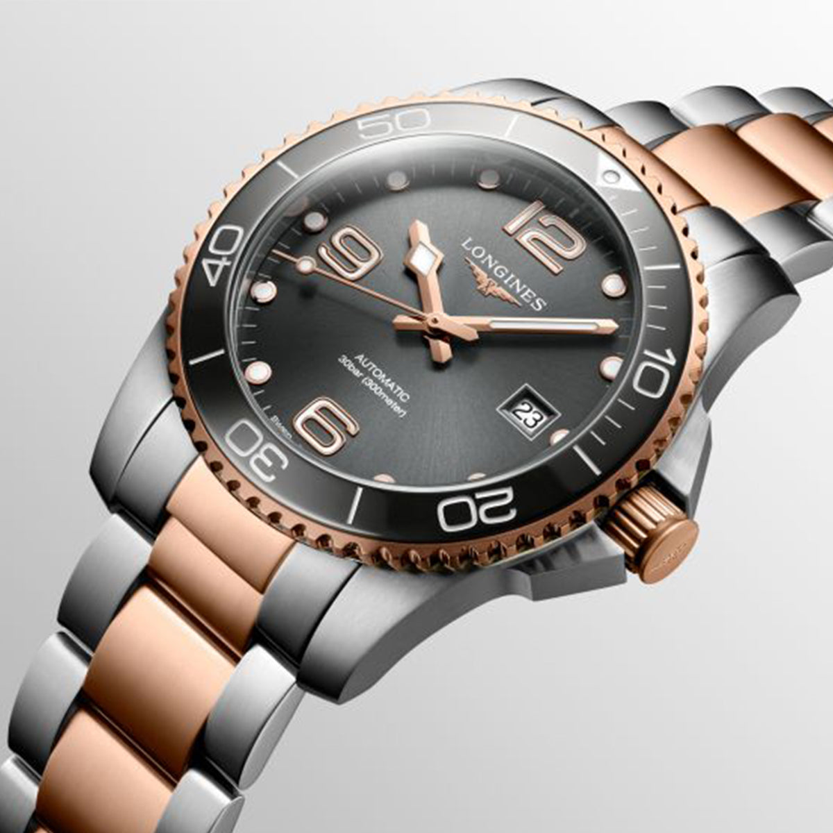 Longines HydroConquest Automatic Two Tone Mens Watch