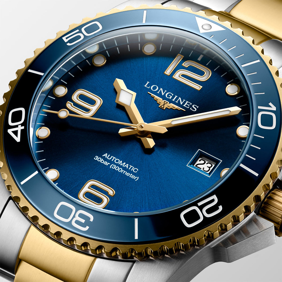 Longines HydroConquest Automatic Two Tone Mens Watch