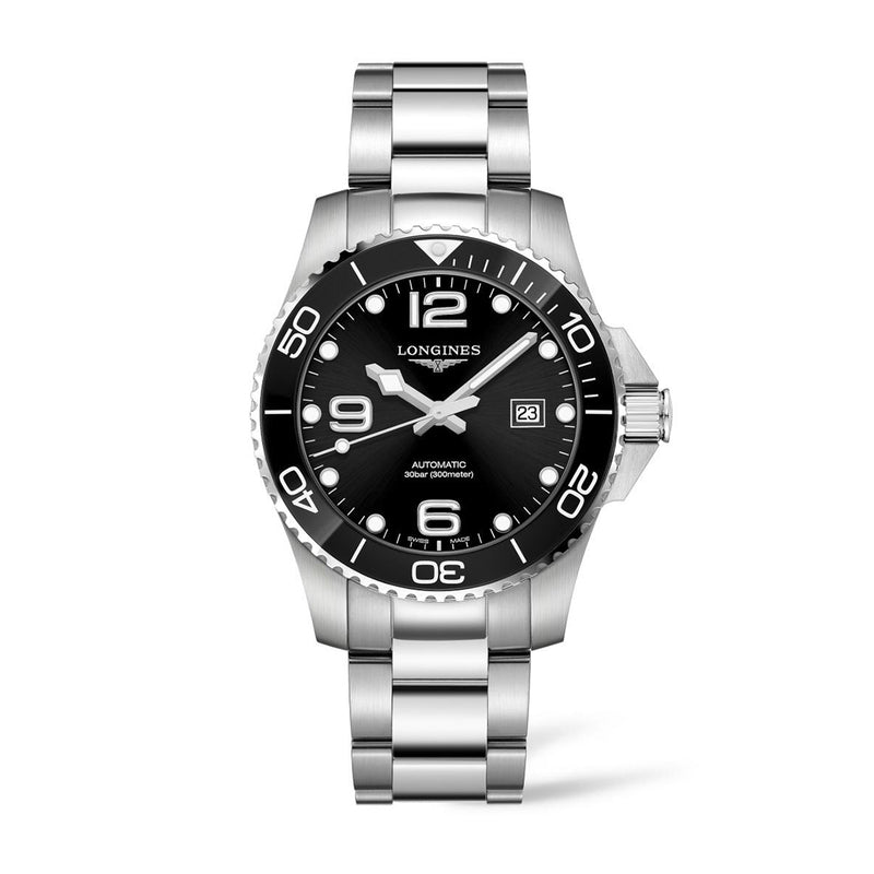 Longines HydroConquest Automatic Silver Mens Watch