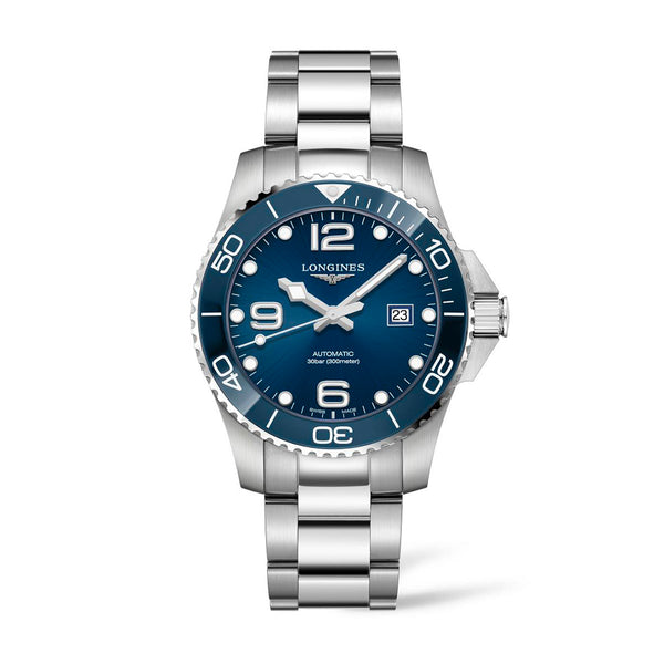 Longines HydroConquest Automatic Silver Mens Watch