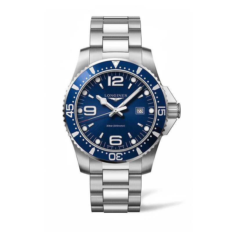 Longines HydroConquest Silver Mens Watch