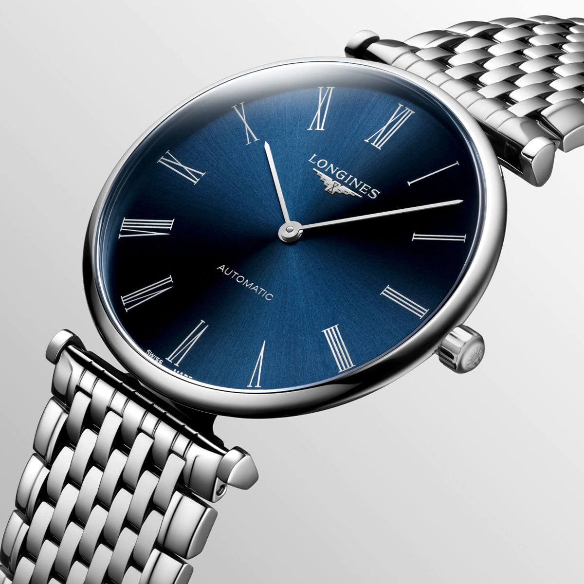 Longines La Grande Classique Blue Silver Ladies Watch