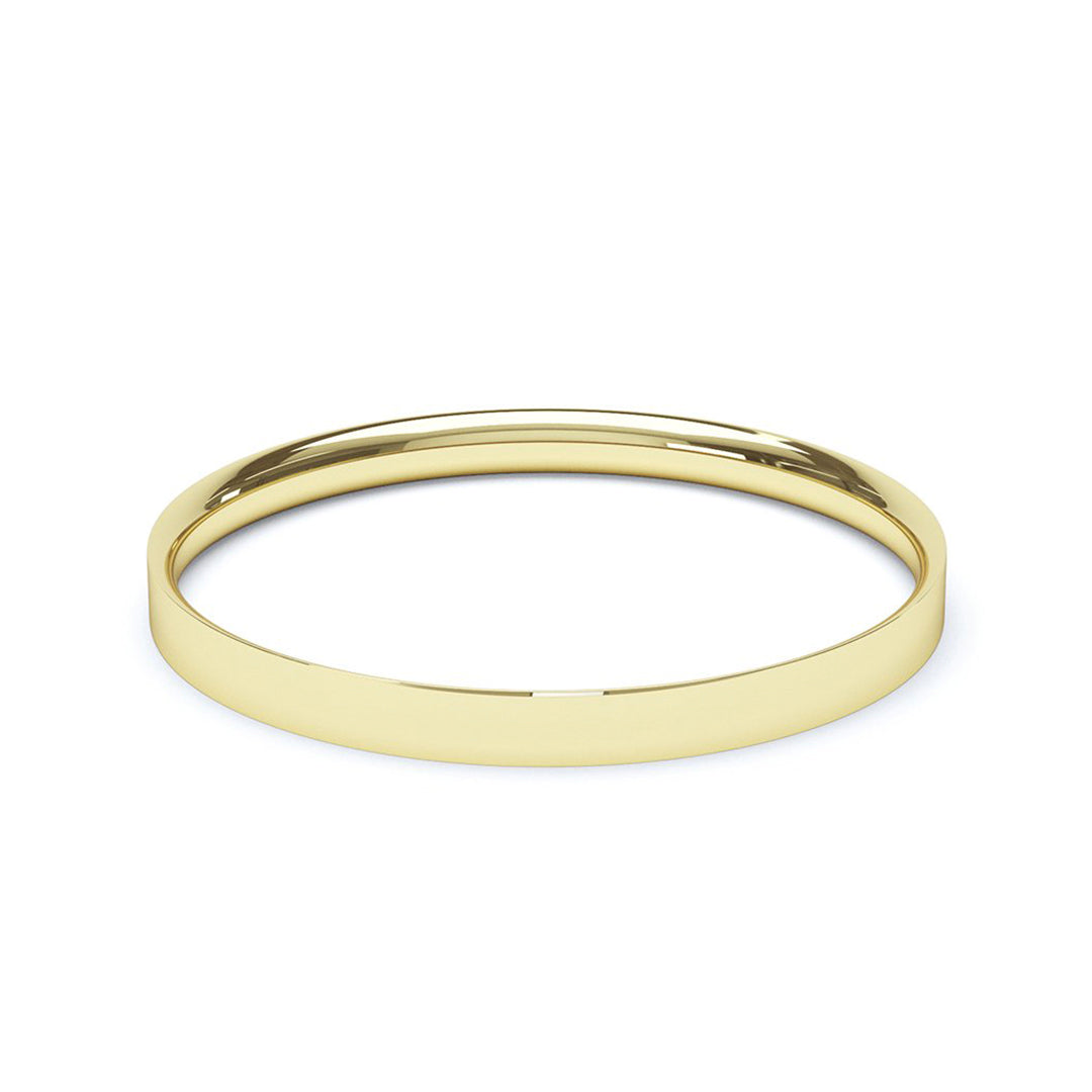 2.0mm 9ct Yellow Gold Flat Court Wedding Band