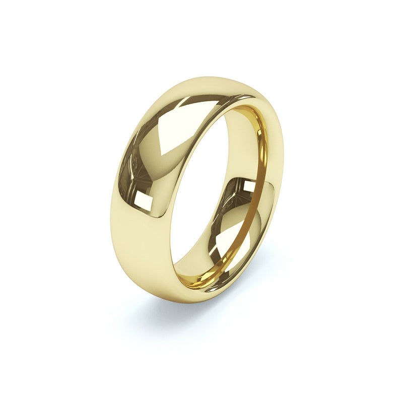 yellow gold wide mens wedding ring