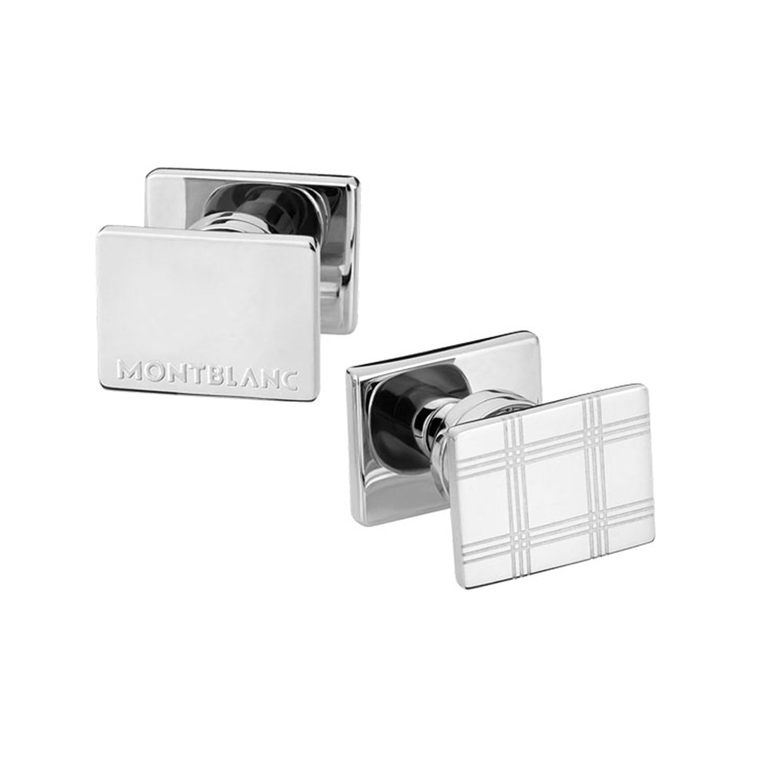 Montblanc Sartorial Rectangular Steel Cufflinks