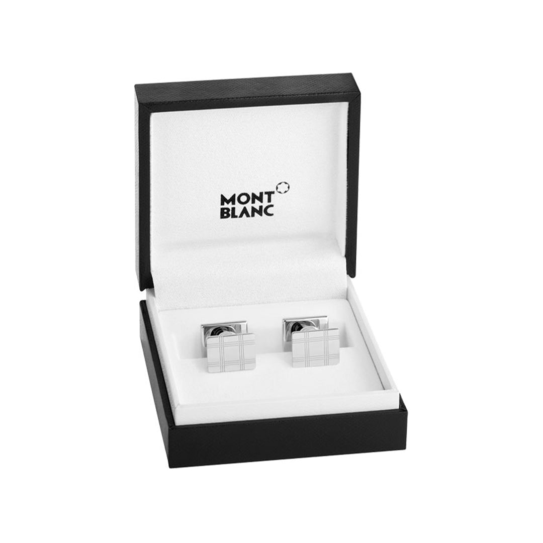 Montblanc Sartorial Rectangular Steel Cufflinks