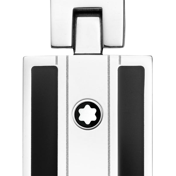 Montblanc Meisterstück Soft Grain Metal Enamelled Rectangular Key Fob