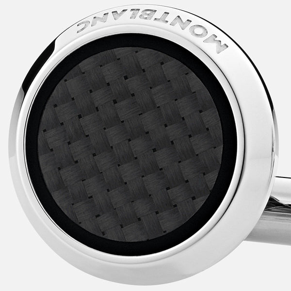 Montblanc Carbon-Patterned Cufflinks
