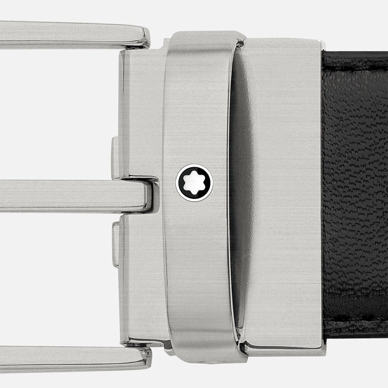 Montblanc Trapeze Titanium Pin Buckle Belt