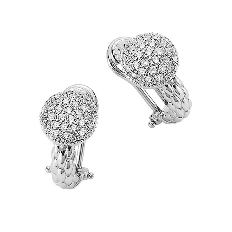 Fope Unica 18ct White Gold Earrings
