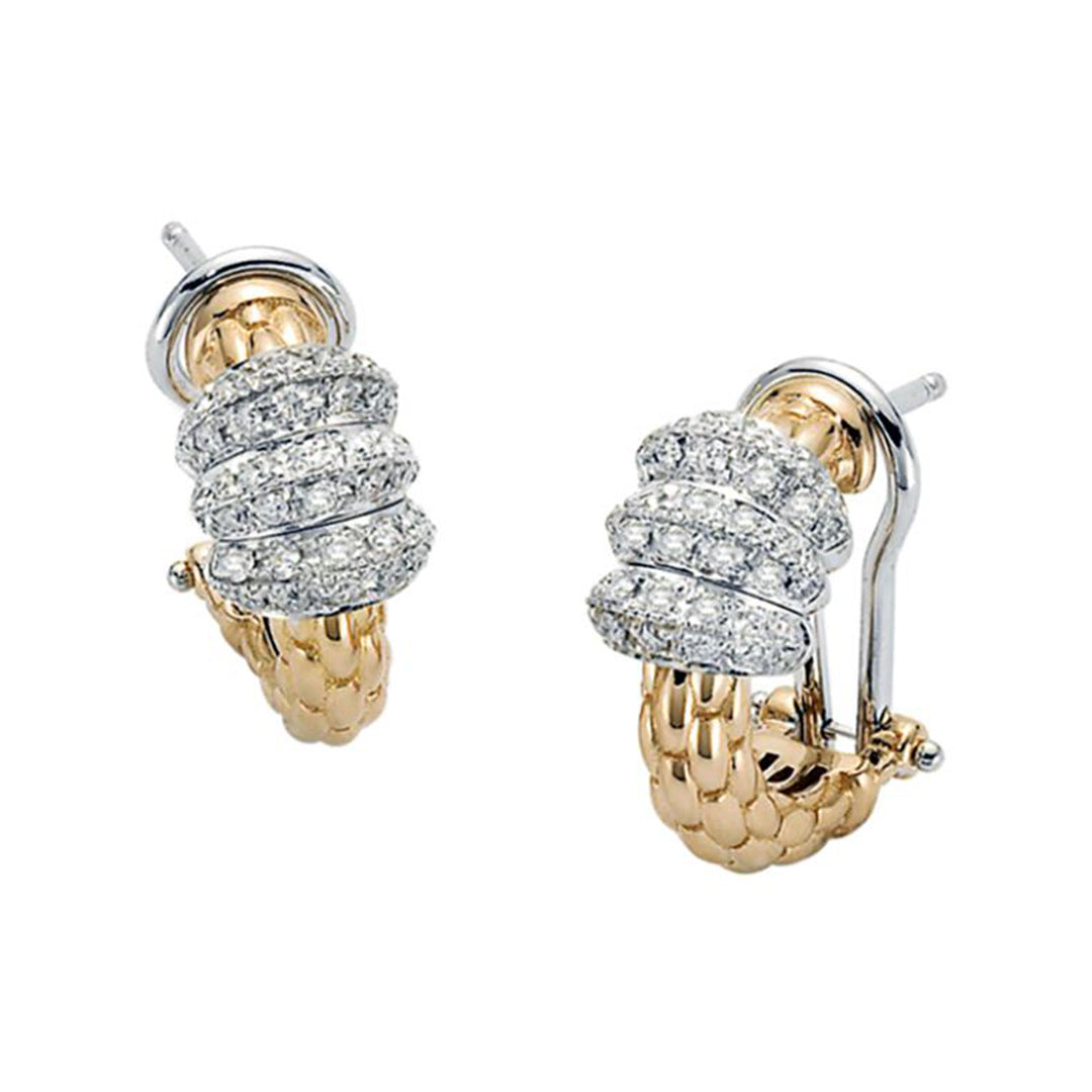 Fope Solo 18ct Yellow Gold Earrings