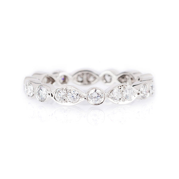 Pre-Owned Platinum Diamond Tiffany Full Eternity Ring