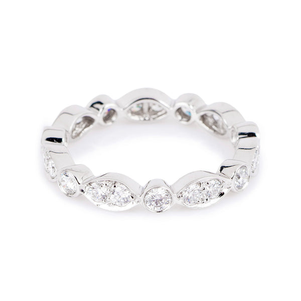 Pre-Owned Platinum Diamond Tiffany Full Eternity Ring