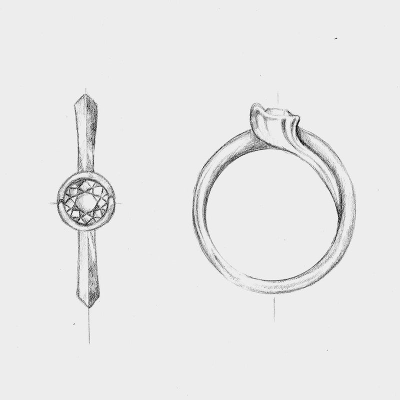 sketch of pod ring