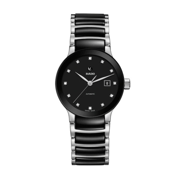 Rado Centrix Automatic Diamond Black Ladies Watch