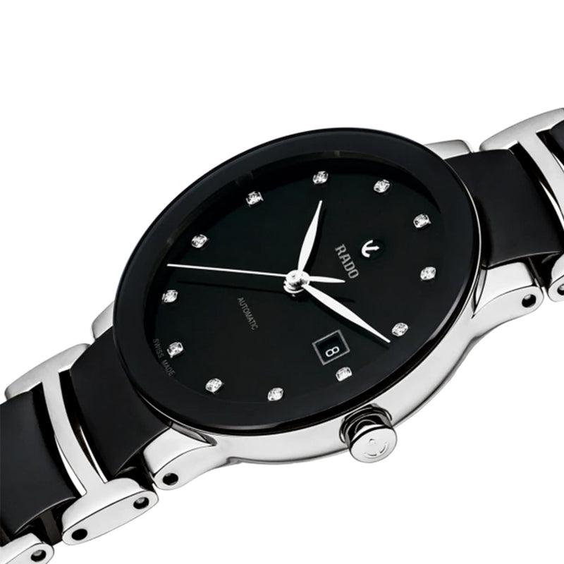 Rado Centrix Automatic Diamond Black Ladies Watch