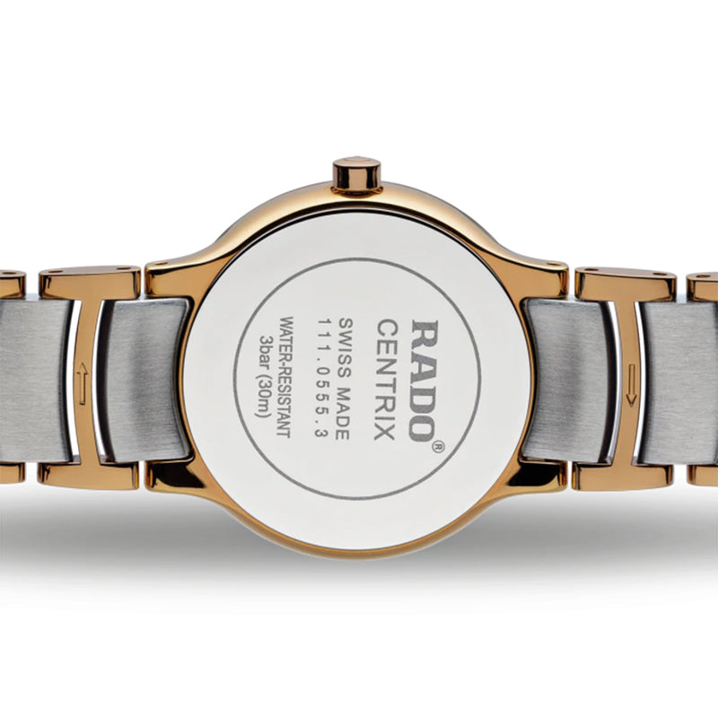 Rado Centrix Diamond Two-Tone Ladies Watch