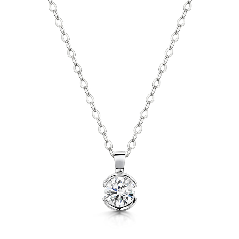Rosebud Diamond Necklace
