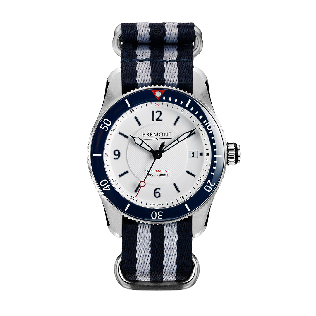 Bremont Supermarine 300 Automatic Silver Mens Watch