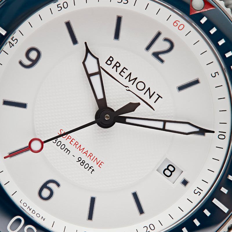 Bremont Supermarine 300 Automatic Silver Mens Watch