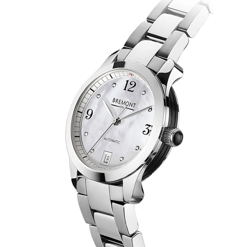 Bremont Solo Automatic Mother of Pearl Silver Ladies Watch
