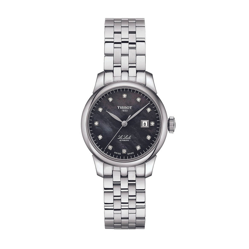 Tissot T-Classic Le Locle Automatic Black Mother of Pearl Ladies Watch