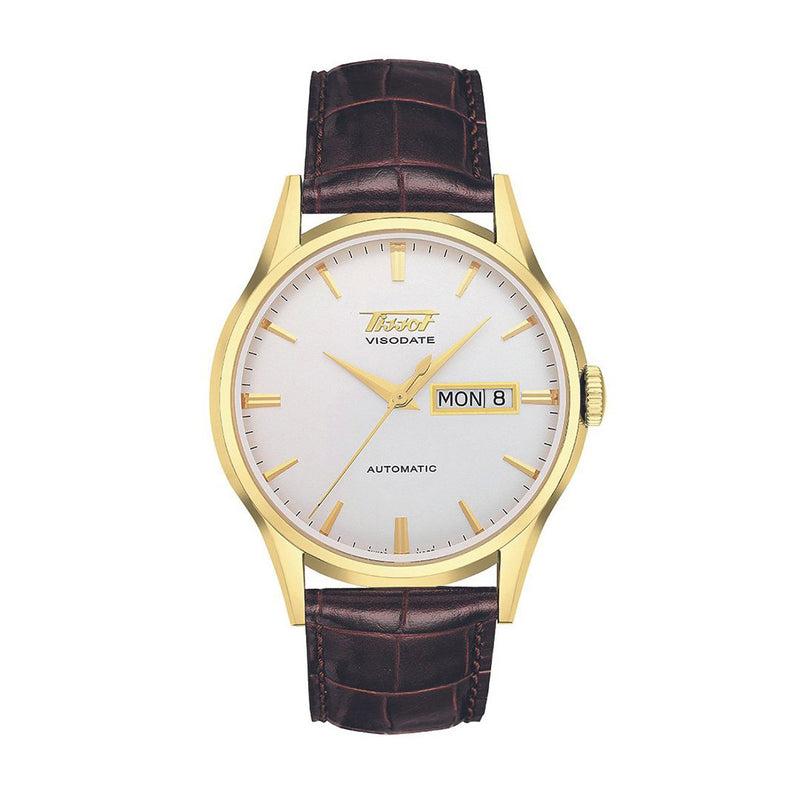 Tissot Heritage Visodate Automatic Gold Mens Watch