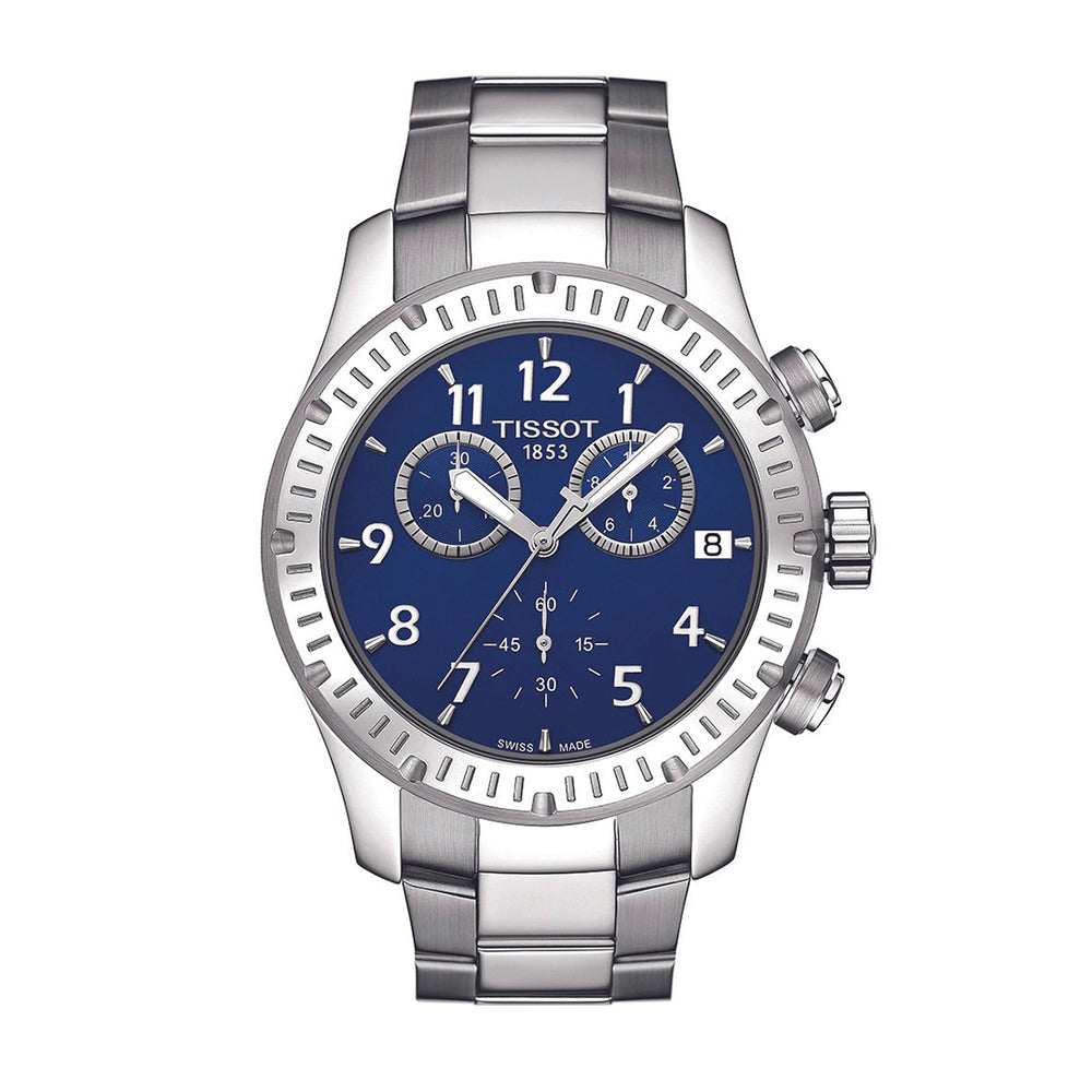 Tissot T Sport V8 Chronograph Silver Mens Watch