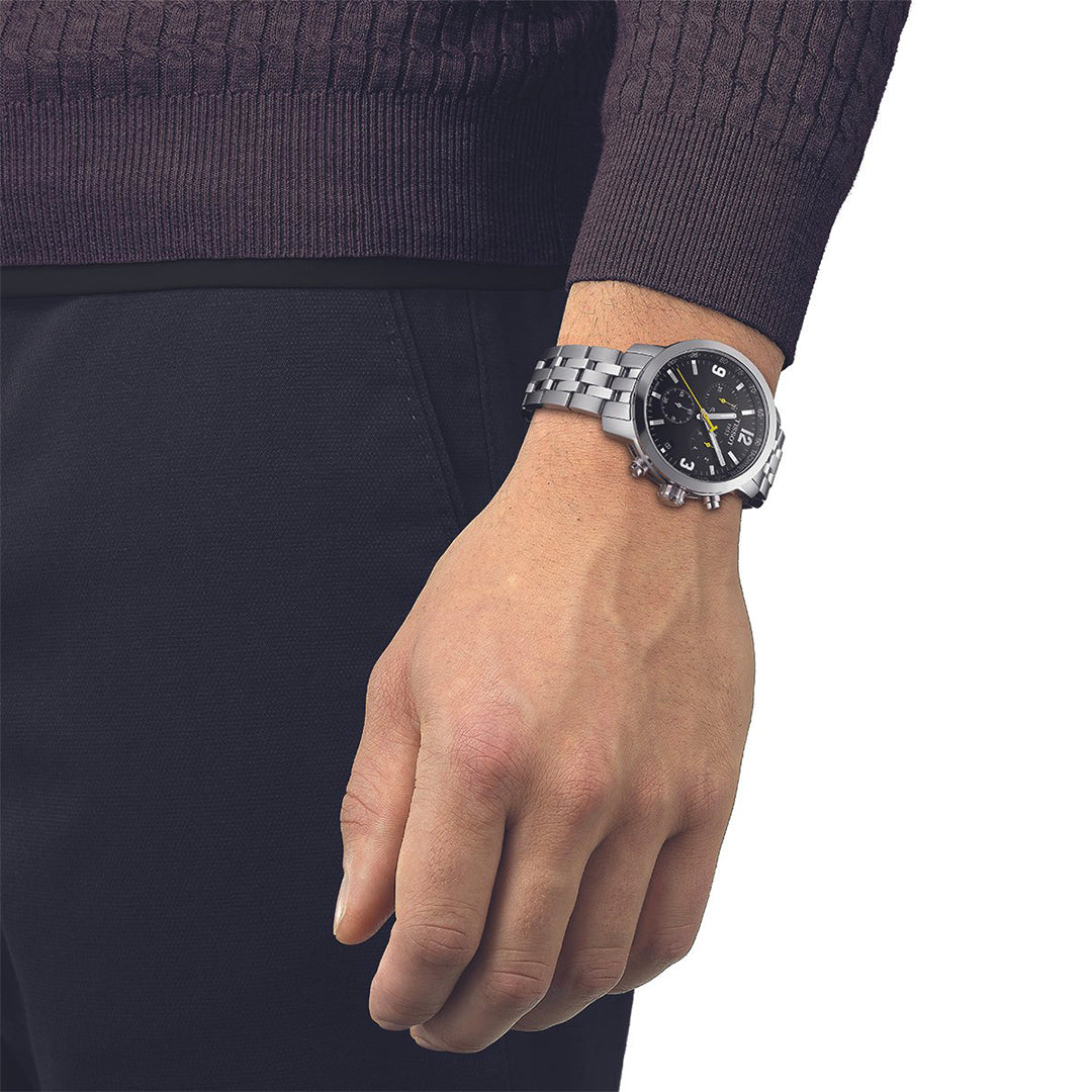Tissot T-Sport PRC 200 Chronograph Silver Mens Watch