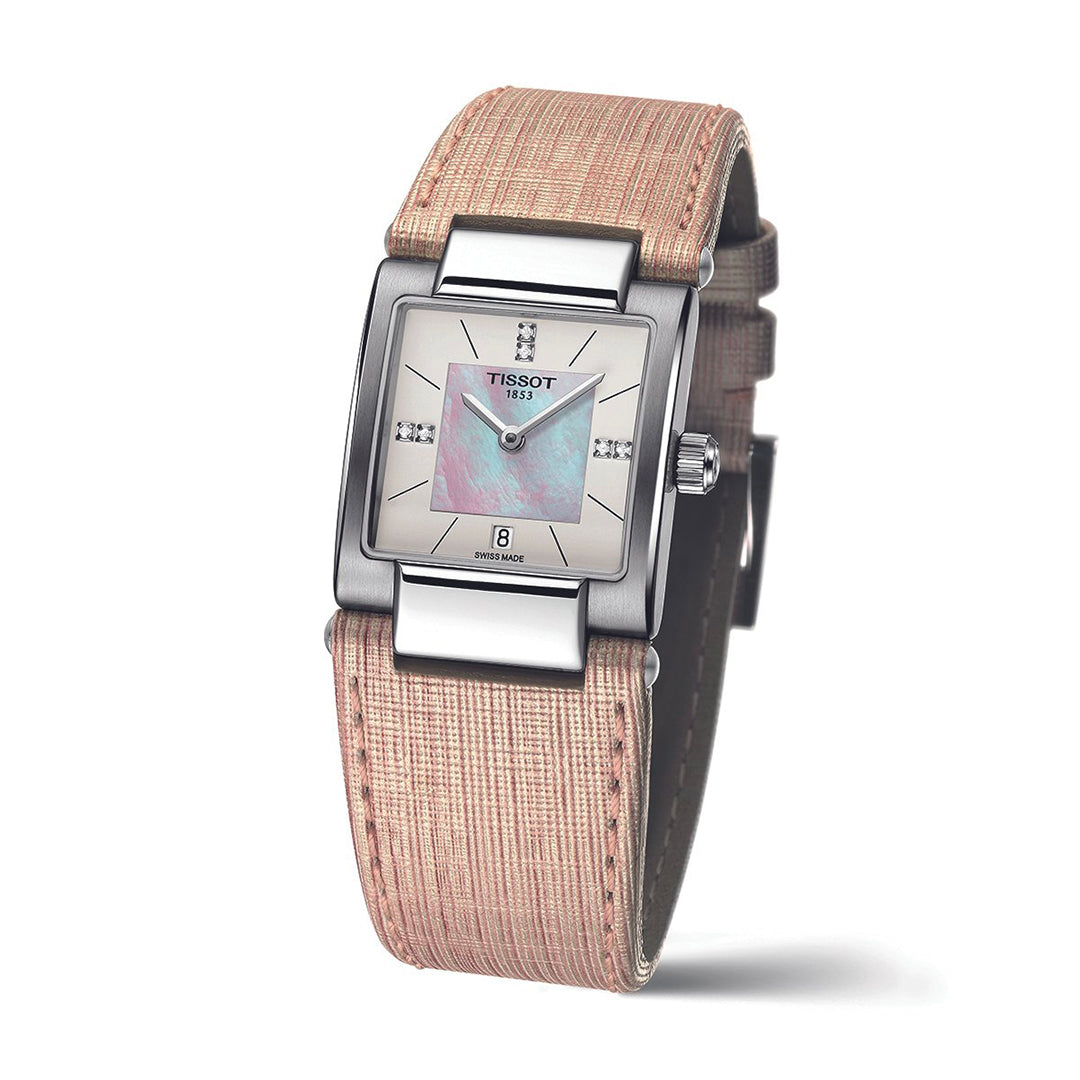 Tissot T-Lady Mother of Pearl Silver Ladies Watch