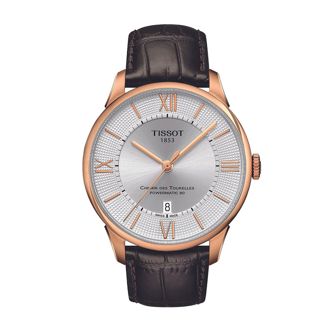Tissot T-Classic Chemin des Tourelles Automatic Rose Mens Watch