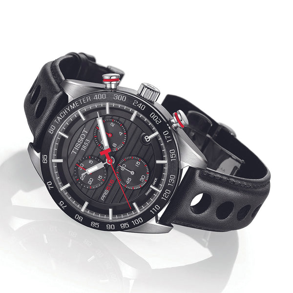 Tissot T-Sport PRS Chronograph Black Mens Watch