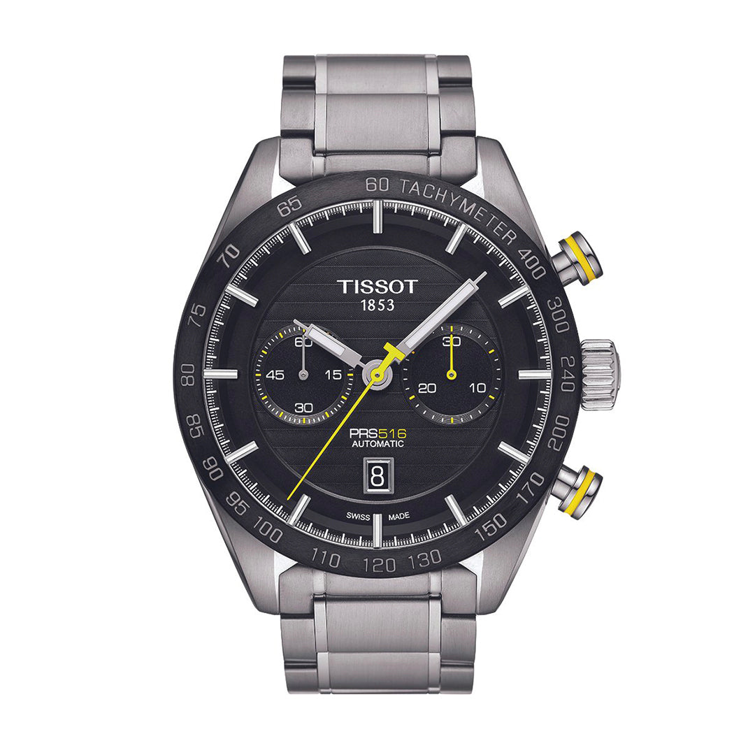 Tissot T-Sport PRS Powermatic Chronograph Silver Mens Watch