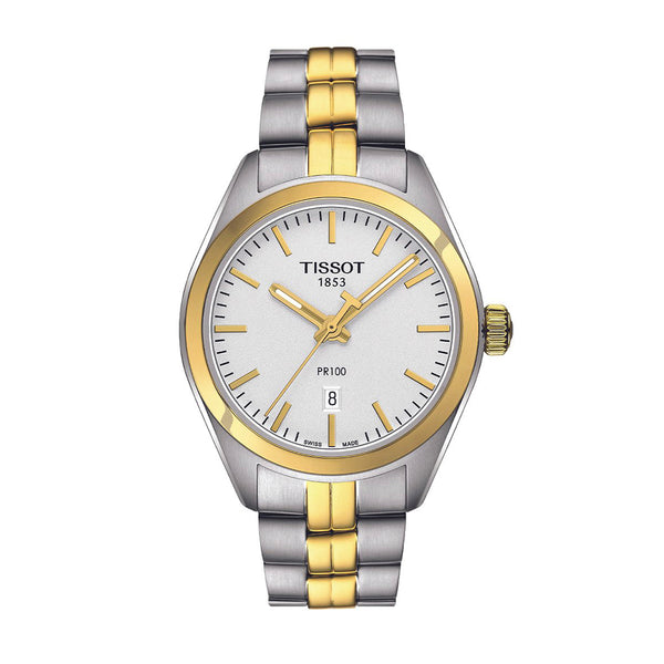 Tissot T-Classic PR100 Two Tone Ladies Watch