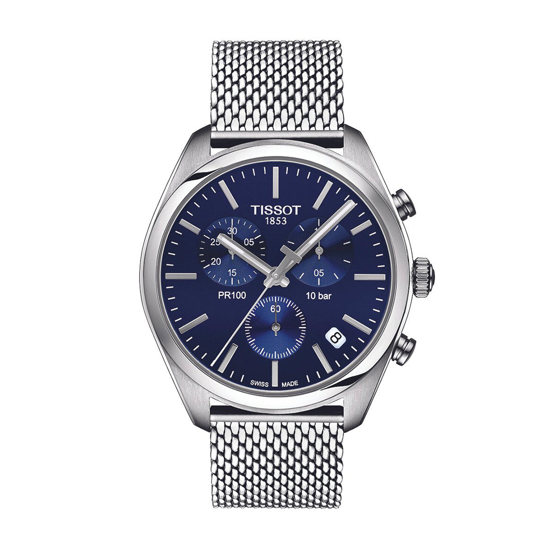 Tissot T- Classic PR100 Chronograph Silver Mens Watch