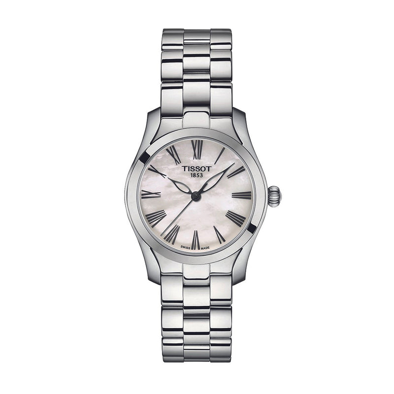 Tissot T-Wave Mother of Pearl  Silver Ladies Watch